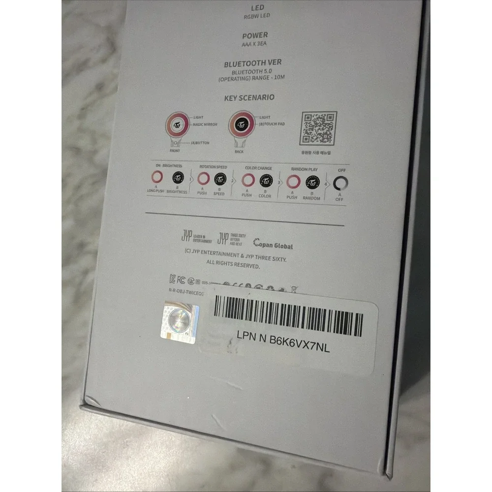 TWICE‎ Official Candy Bong ∞ Ver.3 Light Stick JYP Authentic w/ Box